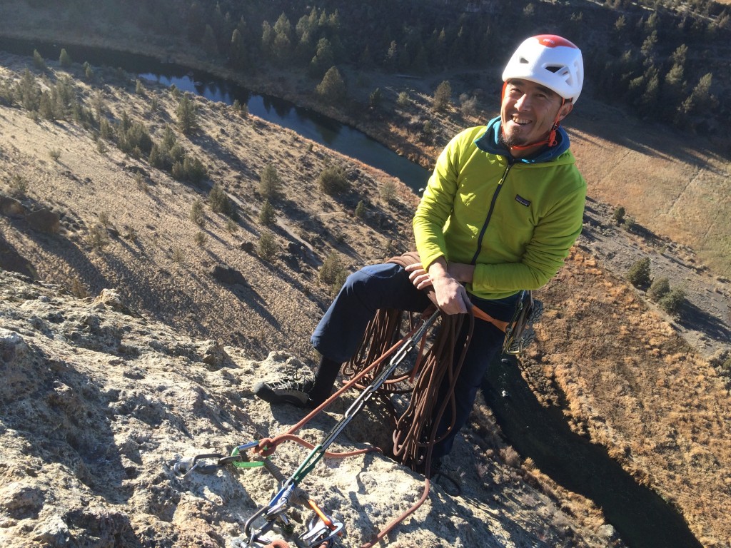 edelrid pure slider - using the super light and compact pure slider as an anchor...