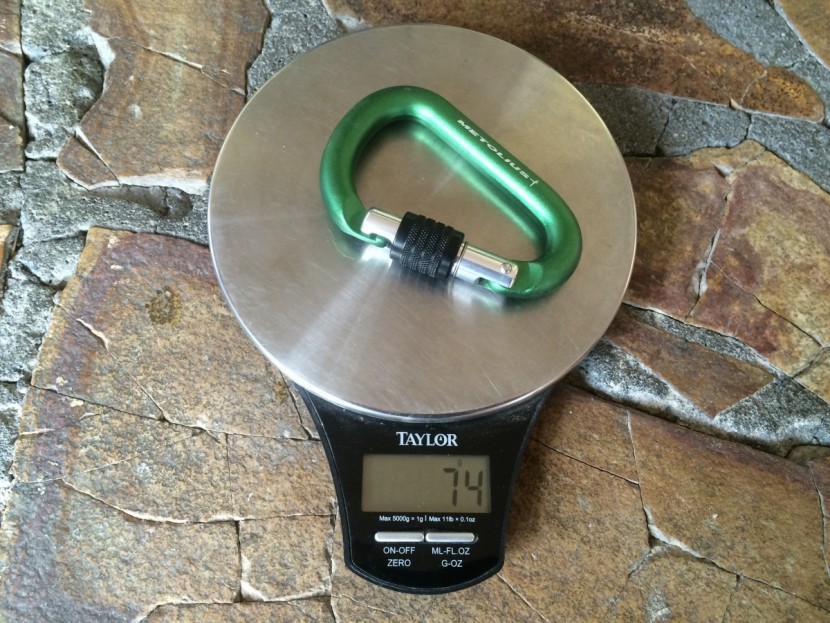 metolius element - at 74g, this locker is heavy due to its use of round stock rather...