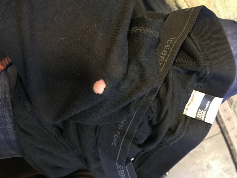 icebreaker everyday leggings - abrasion test results. these bottoms were the thinnest midweight and...