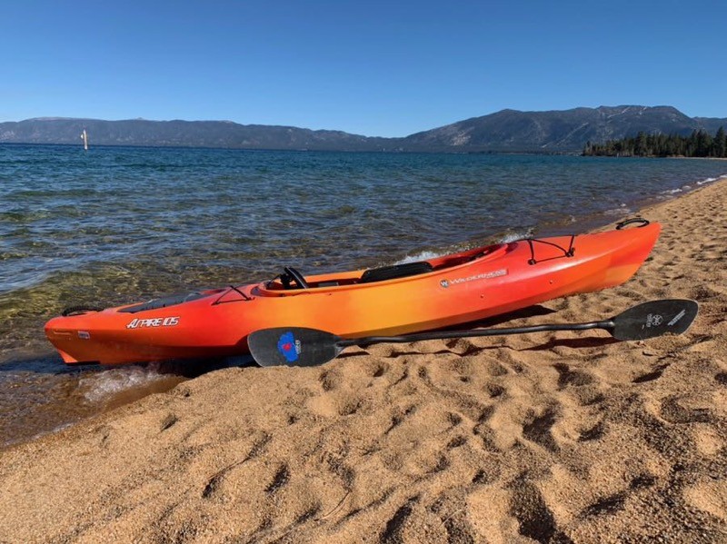 wilderness systems aspire 105 - the wilderness systems aspire 105 graces the shores of lake tahoe's...