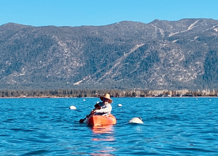 wilderness systems aspire 105 - fun times testing out the aspire 105's maneuverability on our buoy...