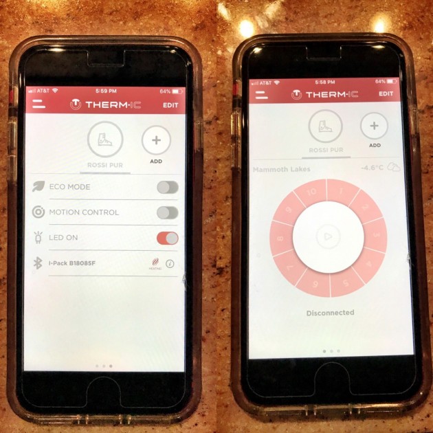 rossignol pure pro heat for women - you can control the warmth of the pure pro heat using a control...