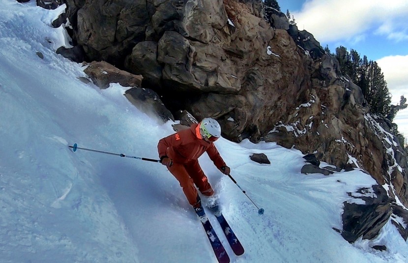 salomon x pro 90w custom heat connect - salomon's x pro 90 tearing down dry creek at mammoth mountain.