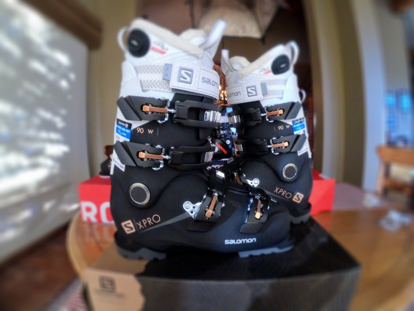 salomon x pro 90w custom heat connect - salomon's integrated heat system kept our feet warm in single digit...