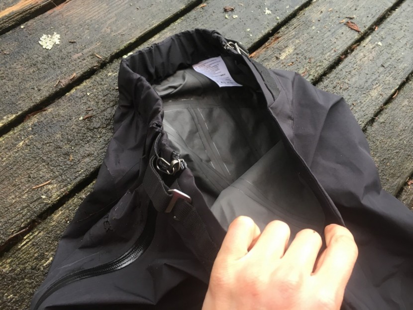 arc'teryx alpha sl pant for women - the waist has elastic in the back, two side zippers, and a smooth...