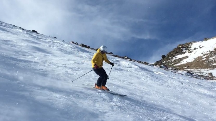 scarpa freedom rs 130 - taking laps on mammoth's upper mountain, we certainly did not feel...