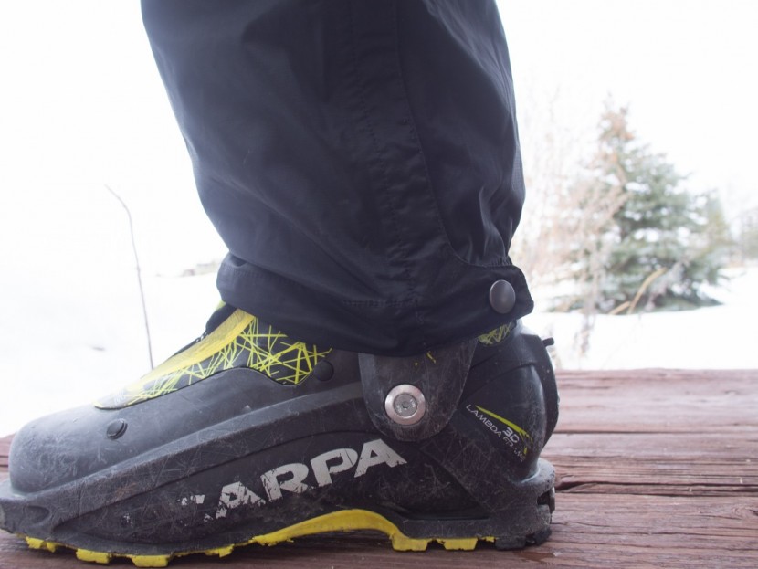 patagonia torrentshell pant - the torrentshell cuffs are tight over ski boots. this isn't their...