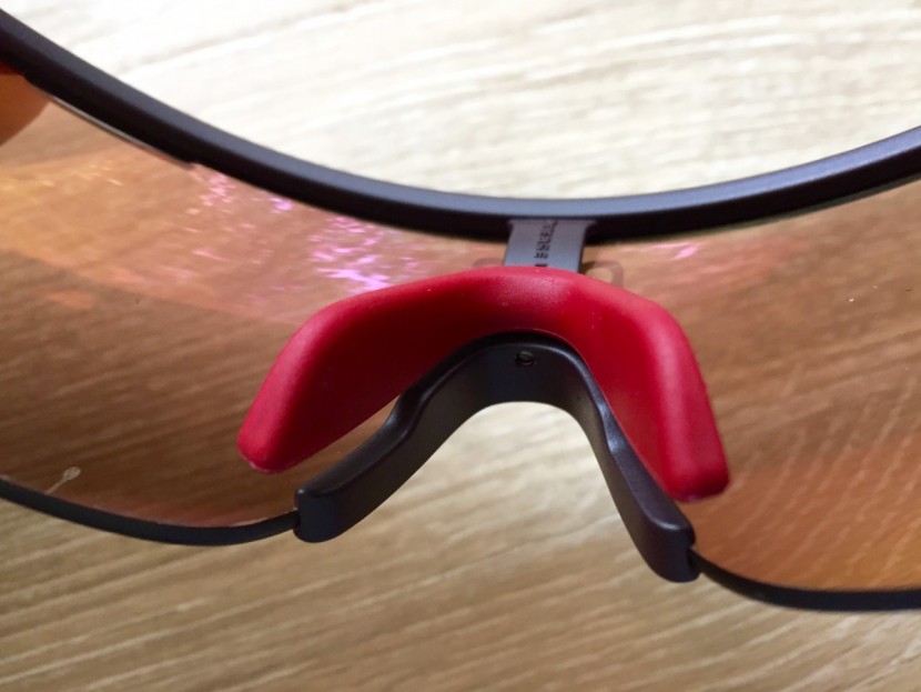 poc do half blade - the adjustable rubber nose pad on the do half blade can be adjusted...