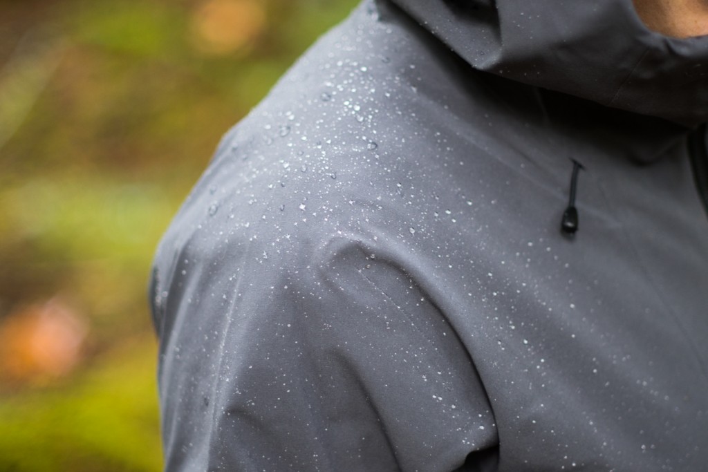 patagonia galvanized - when the dwr treatment is new and the jacket is clean, water beads...