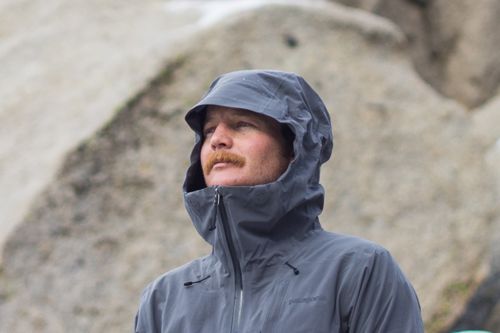 patagonia galvanized - the hood is large enough for a low profile climbing helmet but to...
