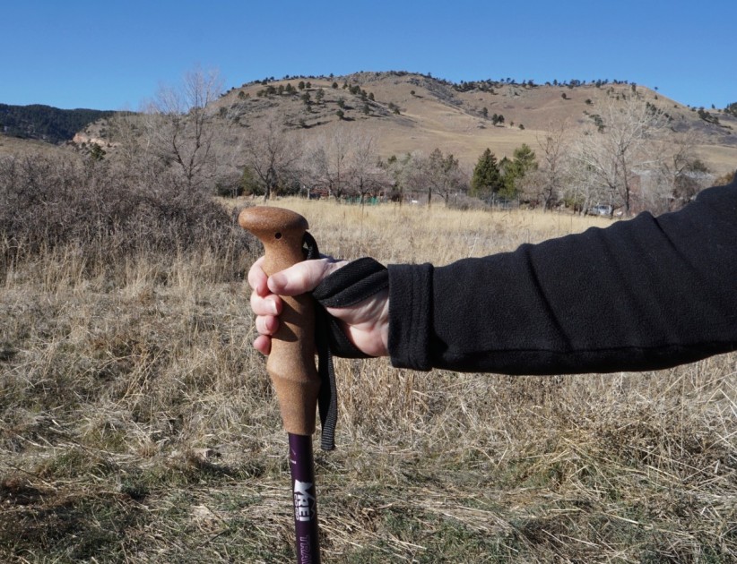 rei co-op traverse power lock cork for women - claire walters, the author of "nordic walking," tests the traverse...