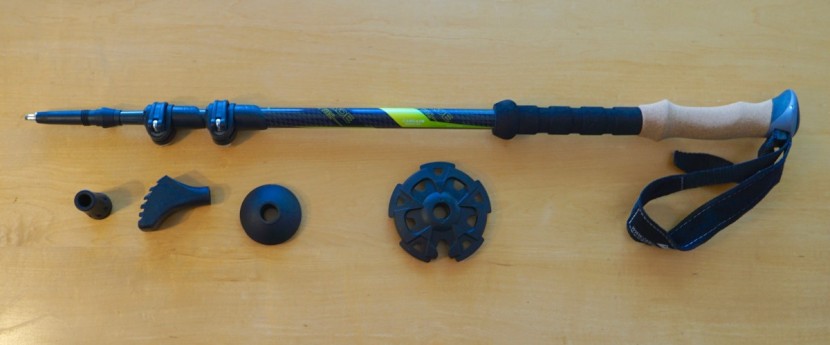 cascade mountain tech carbon fiber quick lock - here are the mountain tech's four different tips and baskets. from...