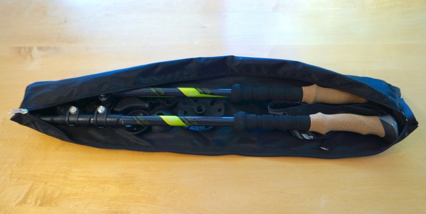 cascade mountain tech carbon fiber quick lock - the mountain tech poles come in a convenient travel bag that...