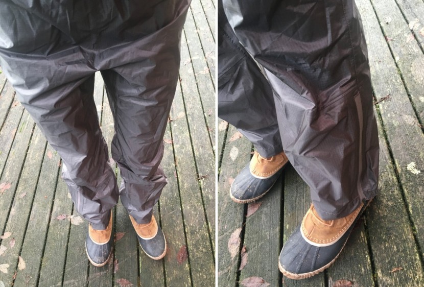 the tapered legs on the helium pants offer greater mobility.