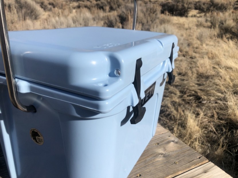 yeti roadie 20 - the front corners of the roadie 20 can be used to tie down the...