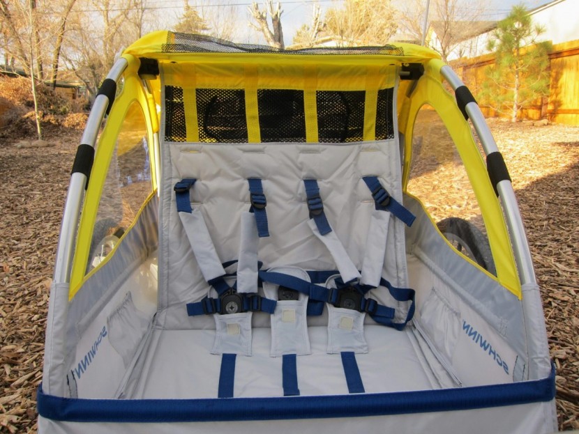 schwinn echo - the echo's roll cage is basic, with an aluminum frame and a single...