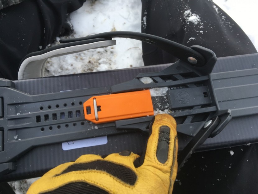 black diamond glidelite 147 snow trekkers - our one construction issue with the snow trekkers was this ice build...