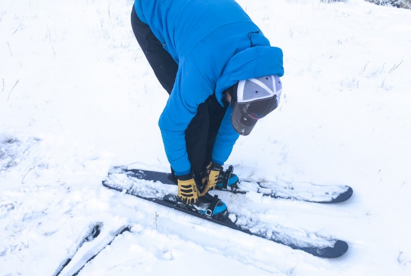 black diamond glidelite 147 snow trekkers - the universal fit bindings cinch down on all variety of hiking...