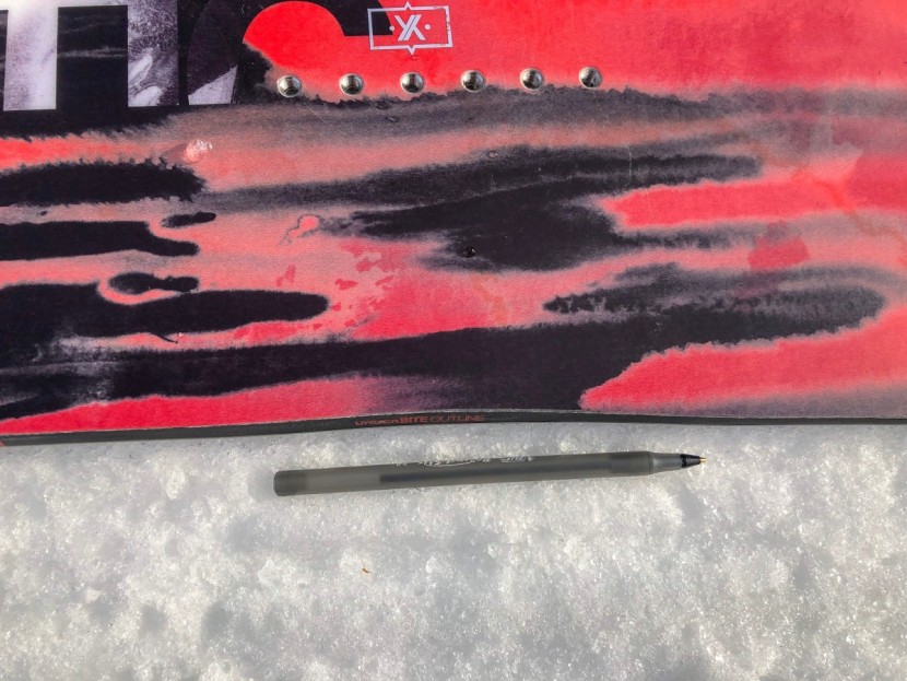 snowboard men - underbite. a form of edge disruption that increases grip on hard...