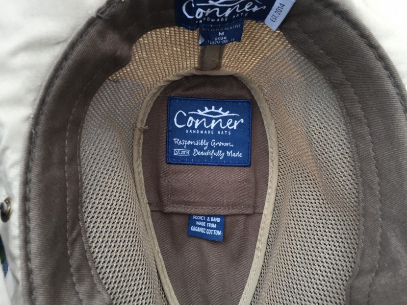 conner airflow - the conner hat's crown has a little stash pocket for small belongings.