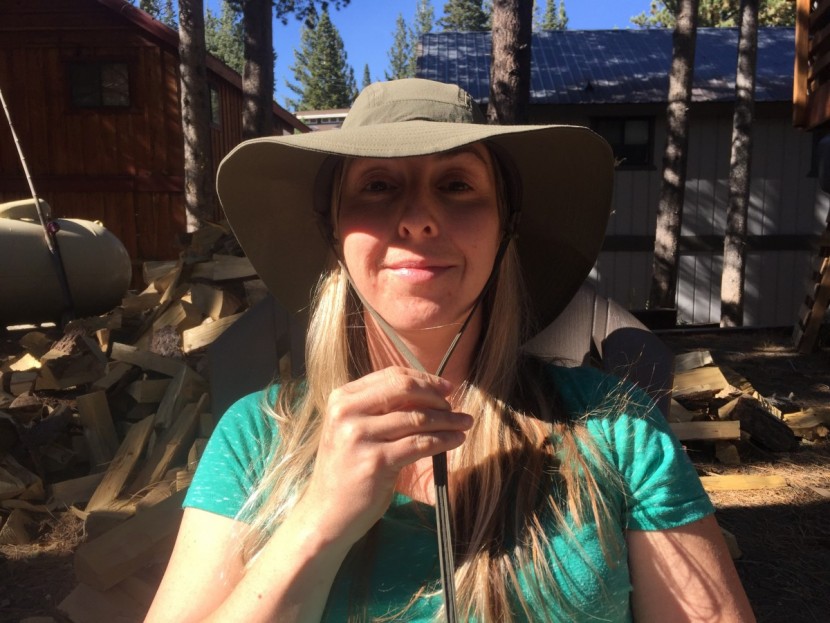 outdoor research ferrosi wide-brim - the ferrosi has a chin strap to keep it on your head when it's windy.