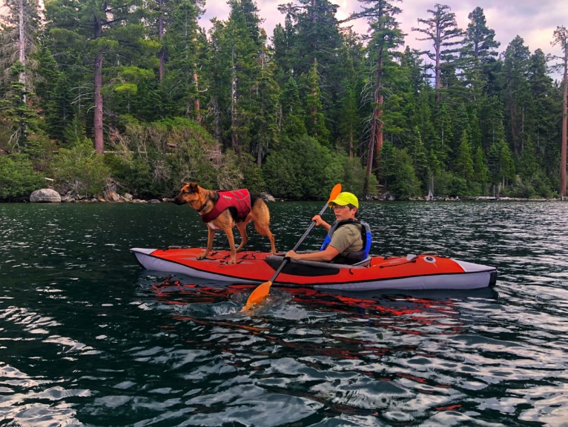 advanced elements advancedframe - even this 50lb dog jumping from the bow didn't make us fall out of...