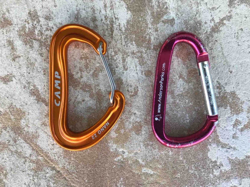 camp nano 22 carabiner - it's easy to confuse this model for a keychain carabiner, but it is...