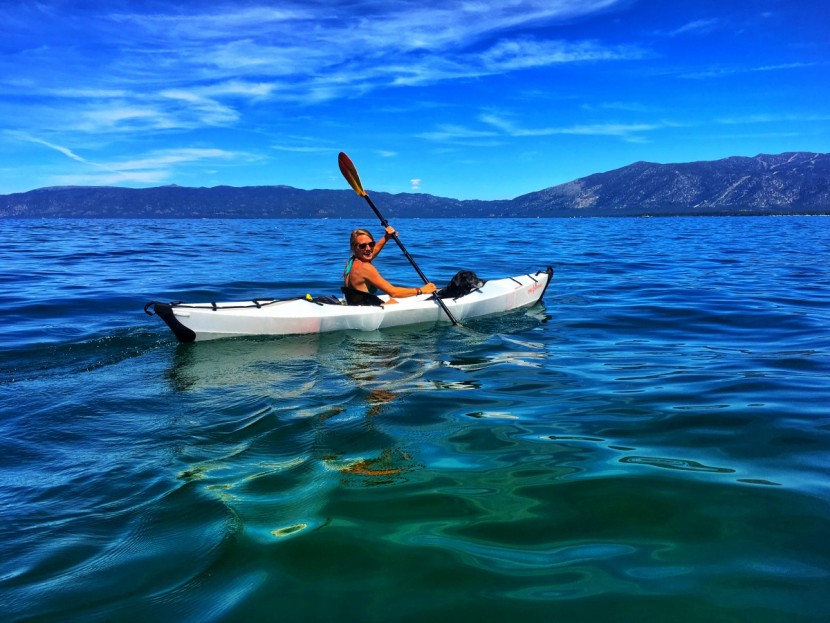 inflatable kayak - testing how fast these boats can go on a nearly perfect day on the...