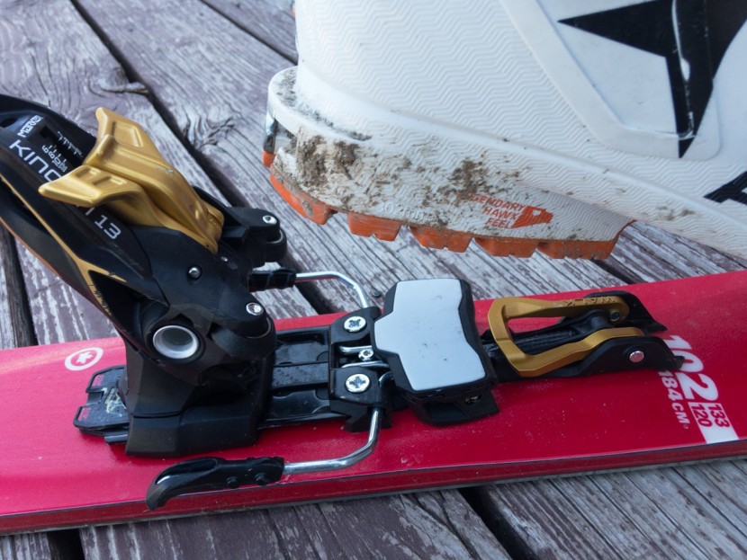 marker kingpin 13 - the small screw visible between the two larger screws holds the...