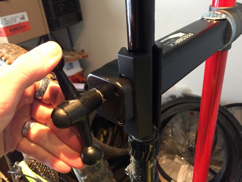 feedback sports recreational - metal clamp arm, metal socket, metal knob, the only part of this...