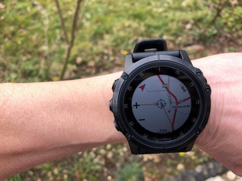 garmin fenix 5x plus sapphire - the fenix 5x's mapping function includes background maps. this is...
