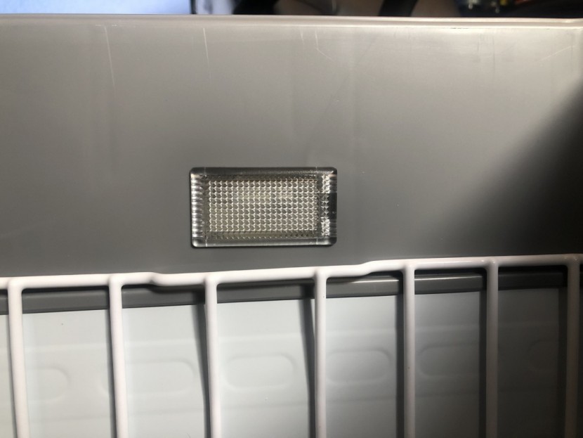 arb fridge freezer 50 - the light in the arb is located above the large, main compartment to...