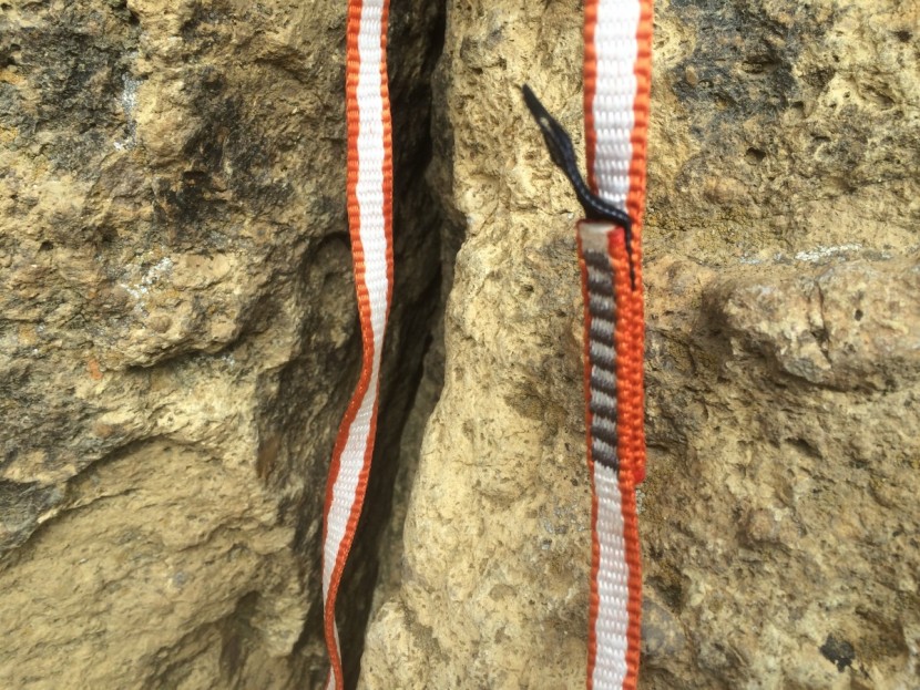 trango low bulk 11mm sling - despite its 11mm width, this sling is very thin, living up to its...