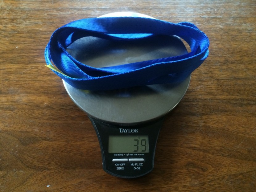 sterling nylon sewn runner - despite the fact that it is supposedly 1mm thinner than the bd nylon...