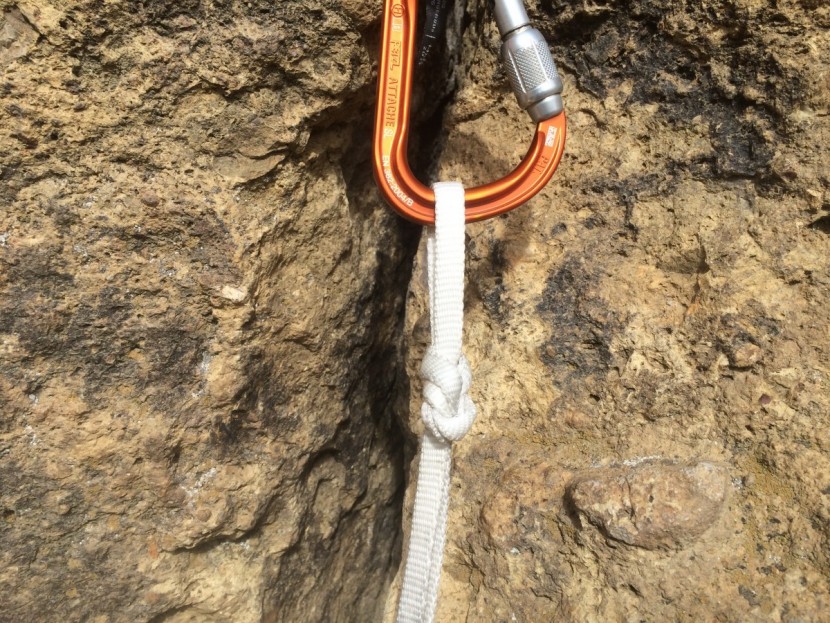 petzl pur'anneau sling - flat slings in particular are prone to twist working their way into...