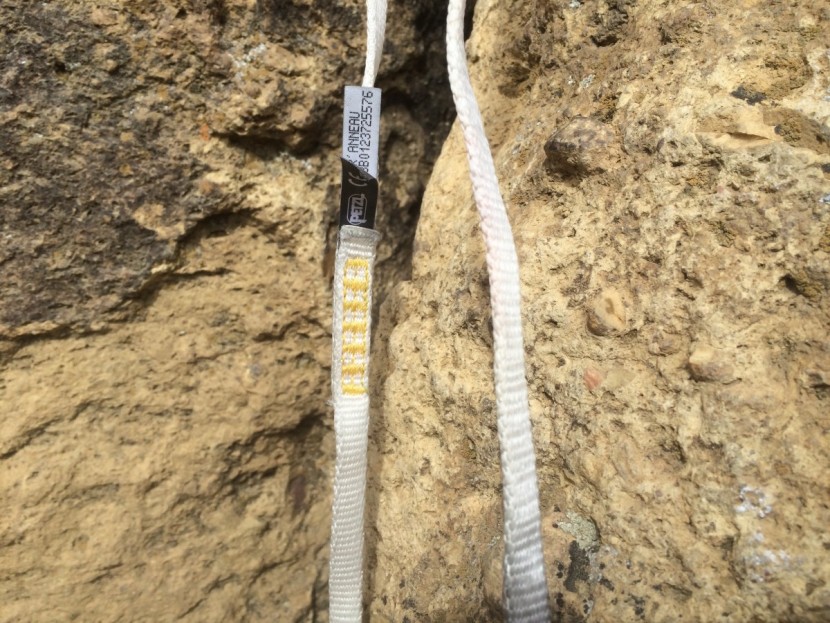 climbing slings - this sling is 10mm wide and made entirely of an unbranded...