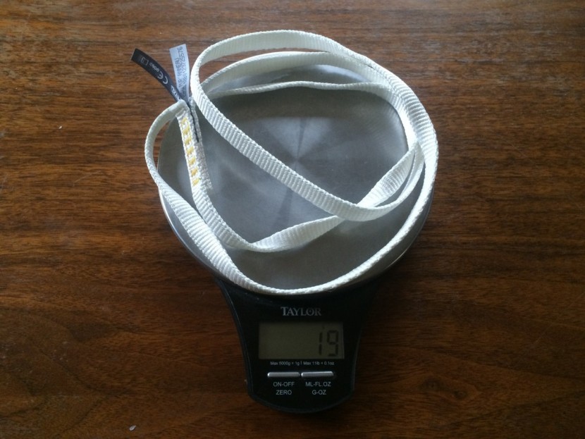 petzl pur'anneau sling - at the low weight of 19g, this is tied for the lightest sling we...