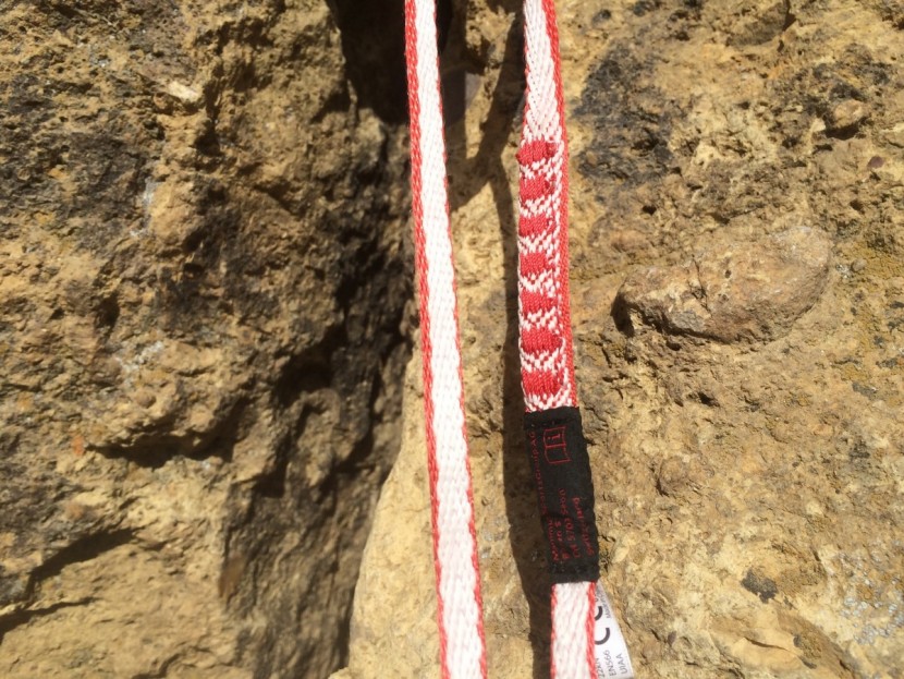 mammut contact dyneema - while this sling is a mere 8mm wide, it is thicker due to its...