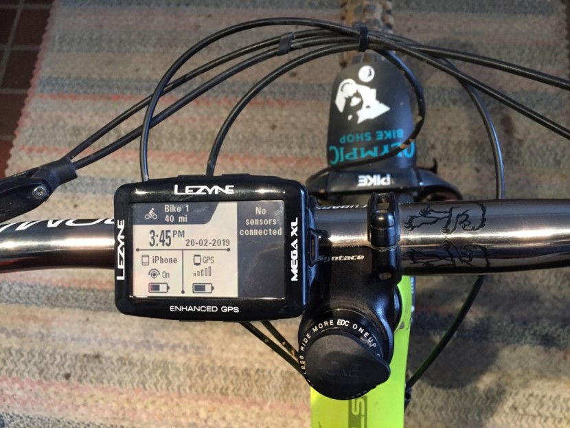 lezyne mega xl gps - the mega xl only comes with their x-lock mount which attaches...