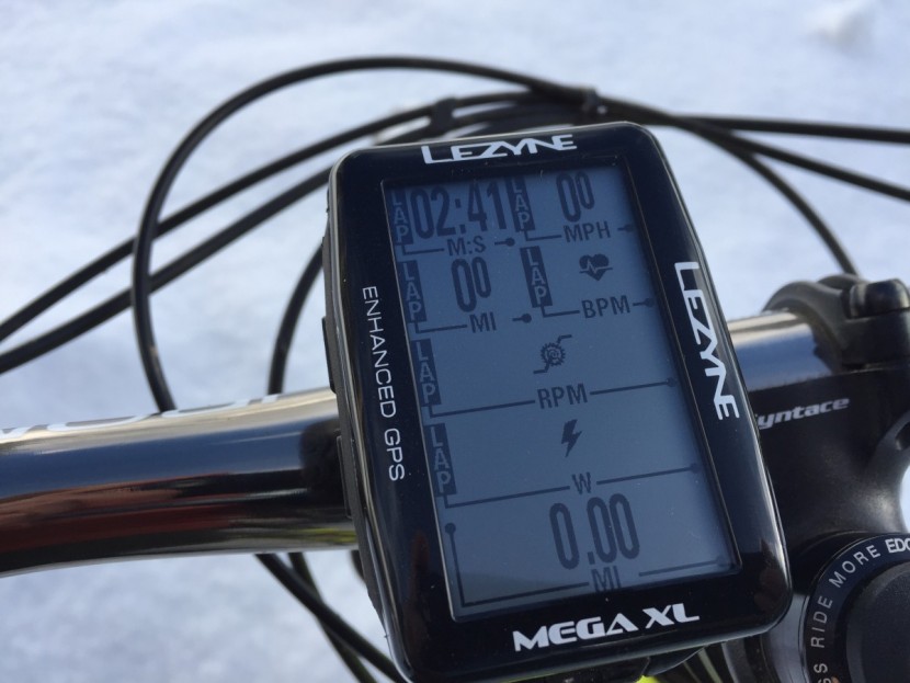 lezyne mega xl gps - the mega xl can pair with all of your sensors and display the...