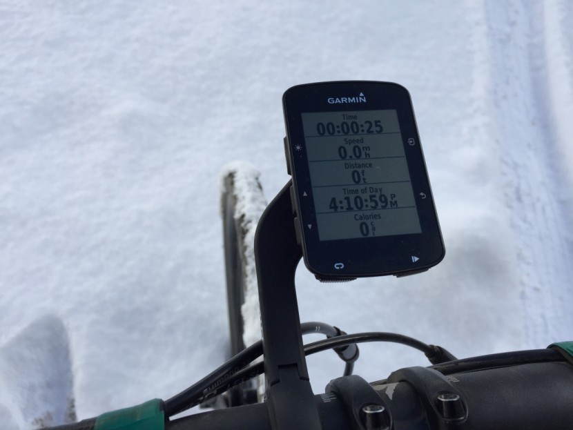 garmin edge 520 plus - the basics on display, you can customize the pages and the fields...