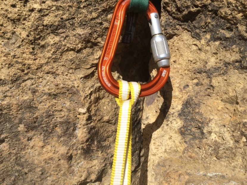 sterling dyneema sling - as a thin and supple sling, we found it very easy to tie knots with...