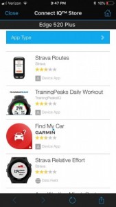 garmin edge 520 plus - the connect iq store is where you find the apps you need to...