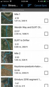 lezyne mega xl gps - you can select the starred strava segments you want to have pop up...