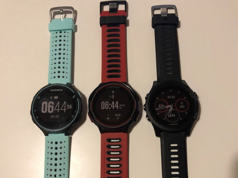 coros pace - the coros pace (middle), definitely falls in line style-wise with...