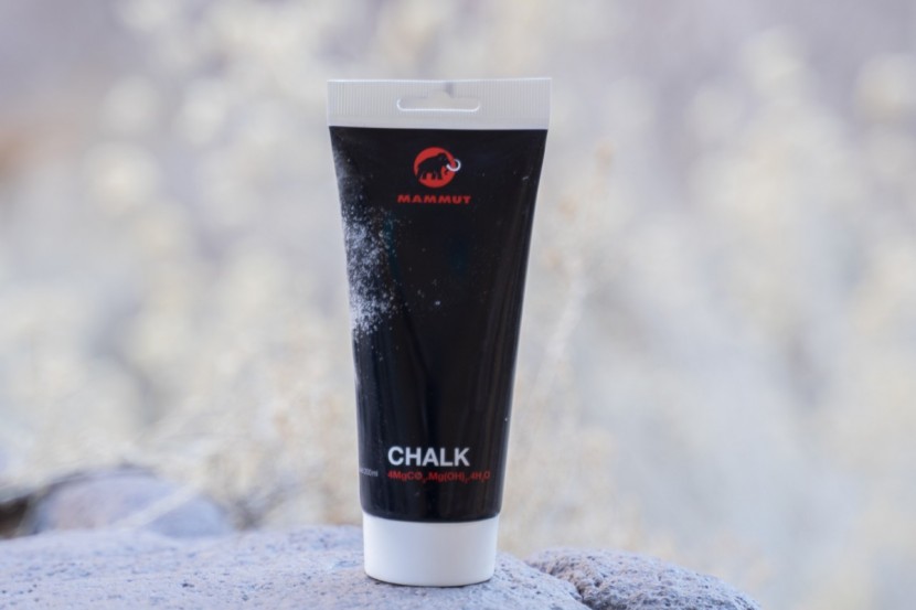 mammut liquid chalk - just a big ol' bottle of friction, but not if you have cuts or...