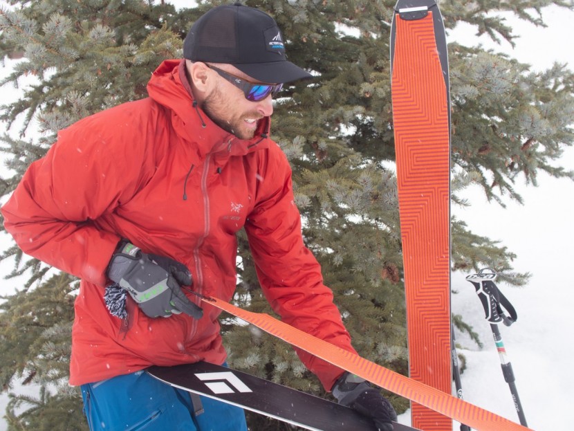 black diamond ascension nylon - you will see tons of black diamond ascension skins out and about...