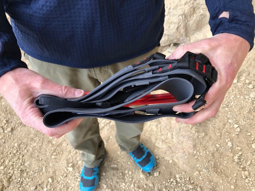 arc'teryx ar-395a - one aspect of versatility is how well a harness packs down to fit...