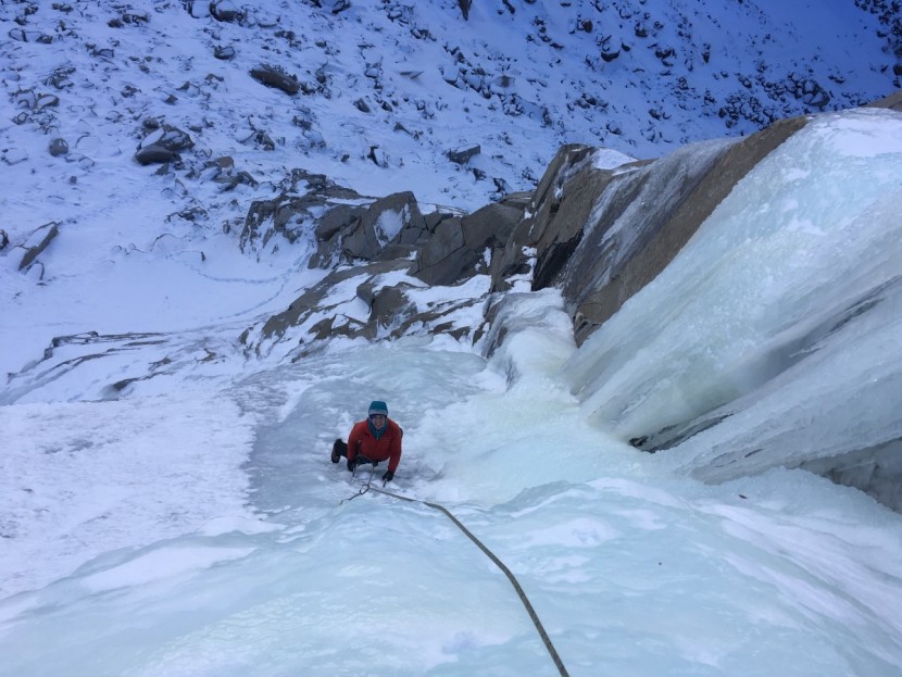 la sportiva nepal cube gtx - steep ice is what this boot was built to climb.