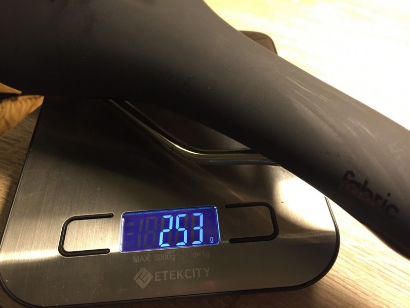 fabric scoop race shallow - it's not the lightest saddle in the test, but 253g isn't all that...